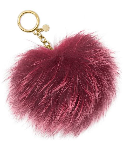 michael kors fur pom pom